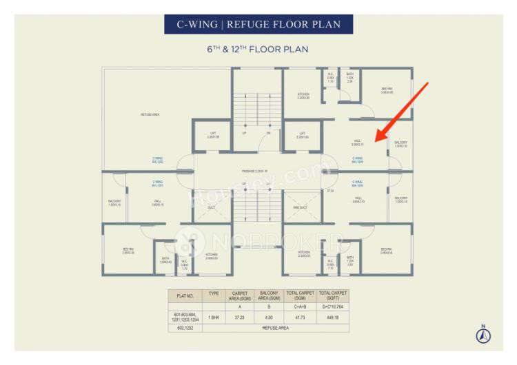 1 BHK Flat In  Laxmi Empire Chs For Sale  In Ravet