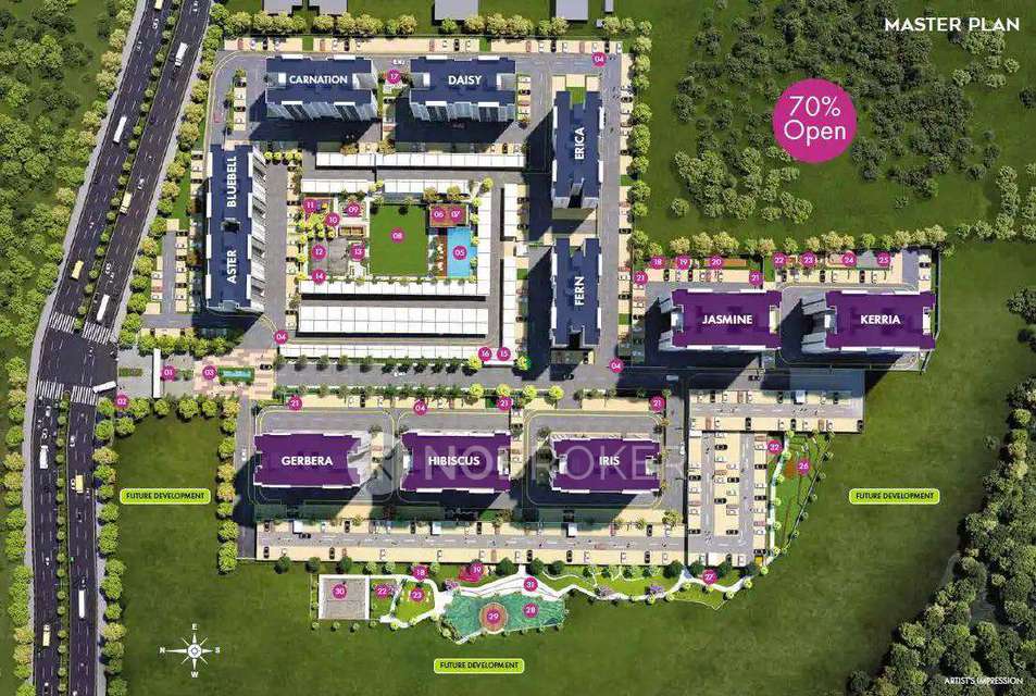 2 BHK Flat In Tcg Cliff Garden Vc Homes For Sale  In Hinjewadi