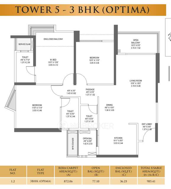 3 BHK Flat In Pride Purple Park Titan  For Sale  In Park Titan