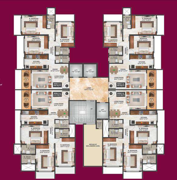 3 BHK Flat In Neo Smile Darshan For Sale  In Cts 374  B&#40;21, Padma Nagar Rd, Chikoowadi, Borivali, Mumbai, Maharashtra 400092