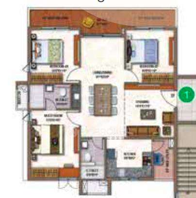 3 BHK Flat In Ark Kushak For Sale  In Uppal