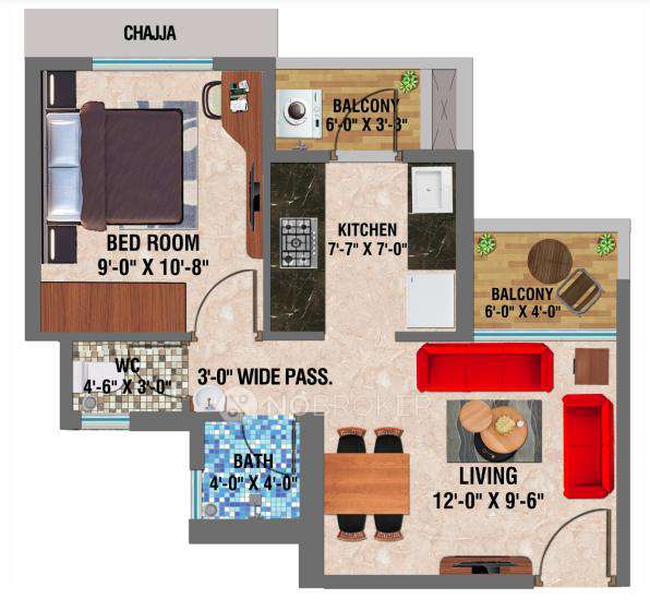 1 BHK Flat In Arihant Avanti Palace For Sale  In Shilgaon