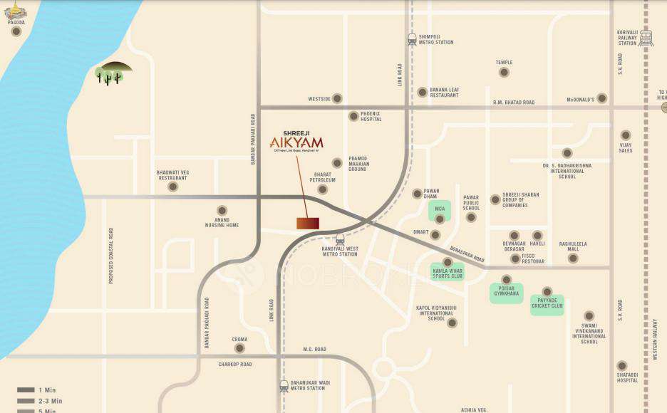 3 BHK Flat In Shreeji Aikyam For Sale  In Kandivali West