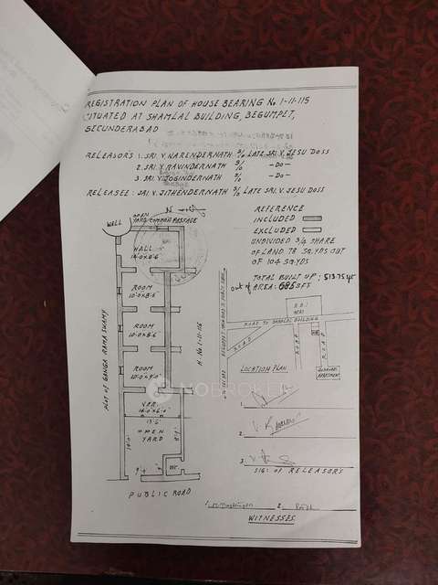 3 BHK House For Sale  In Begumpet