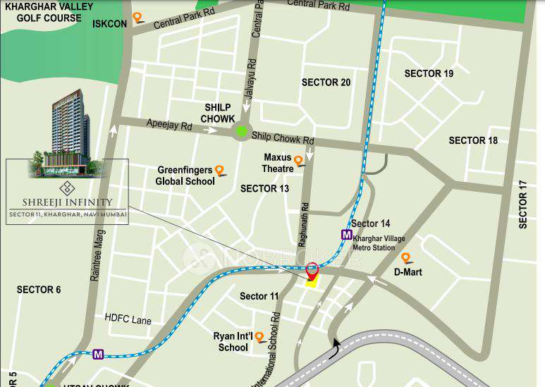 3 BHK Flat In Shreeji Infinity For Sale  In Navi Mumbai