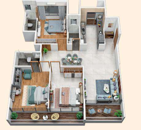 3 BHK Flat In Shreeji Infinity For Sale  In Navi Mumbai