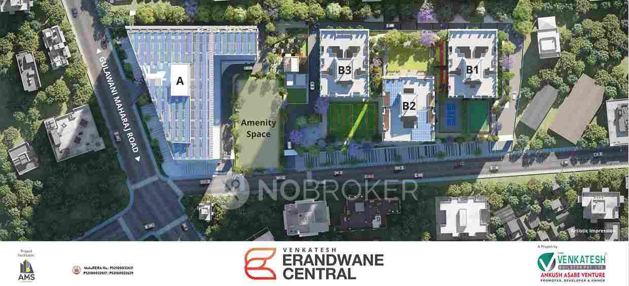 3 BHK Flat In Venkatesh Erandwane Central For Sale  In Kothrud