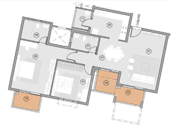 2 BHK Flat In Purva Park Hill For Sale  In Anjanapura