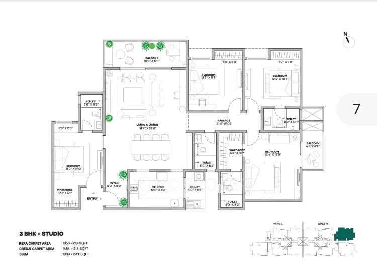 4 BHK Flat In Assetz Marq 2 For Sale  In Assetz Marq 2