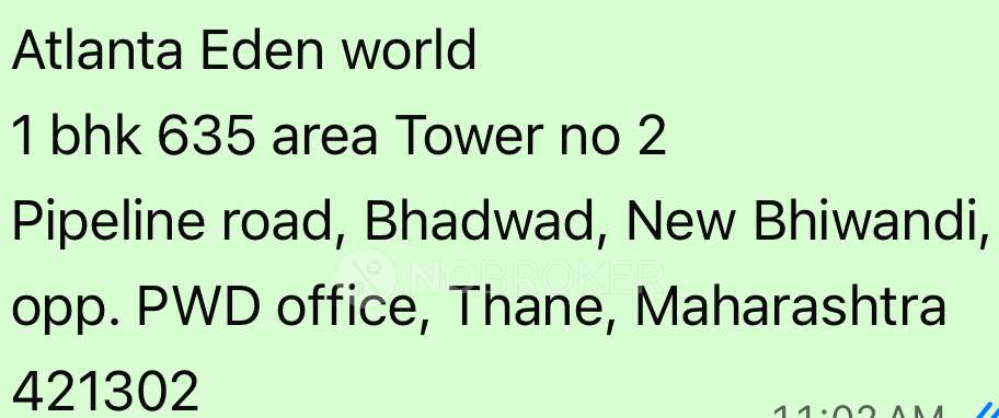 1 BHK Flat In Sai Balaji Atlanta Edenworld, Bhiwandi For Sale  In Bhiwandi