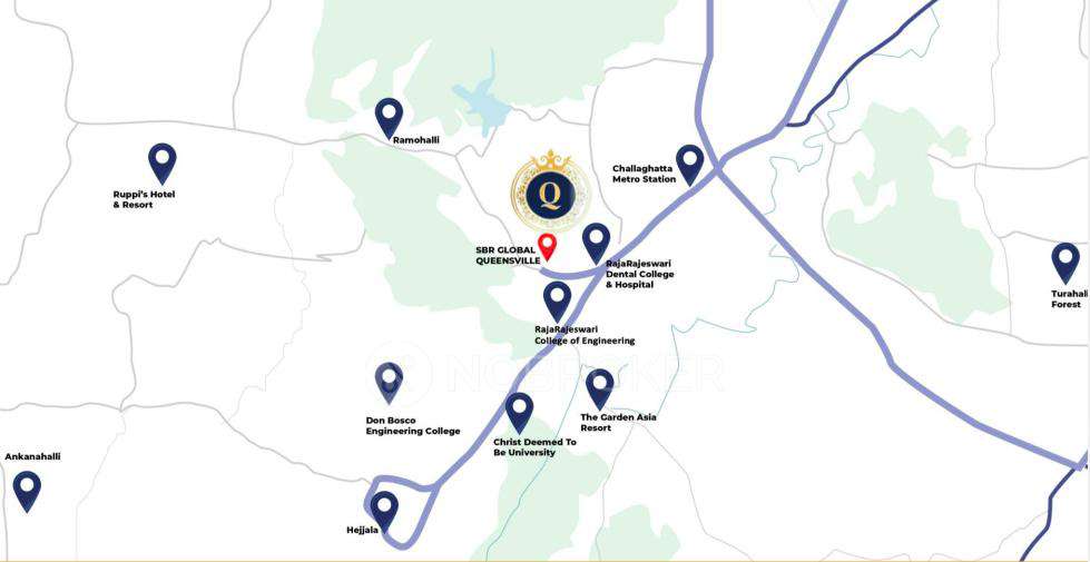 2 BHK Flat In Sbr Global Queens Ville For Sale  In Whitefield