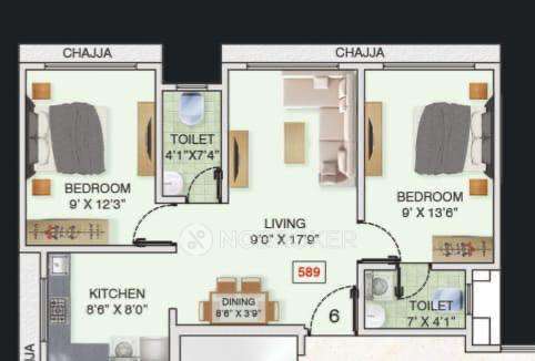 2 BHK Flat In Adityaraj Fortune, Vikhroli for Rent  In Vikhroli East