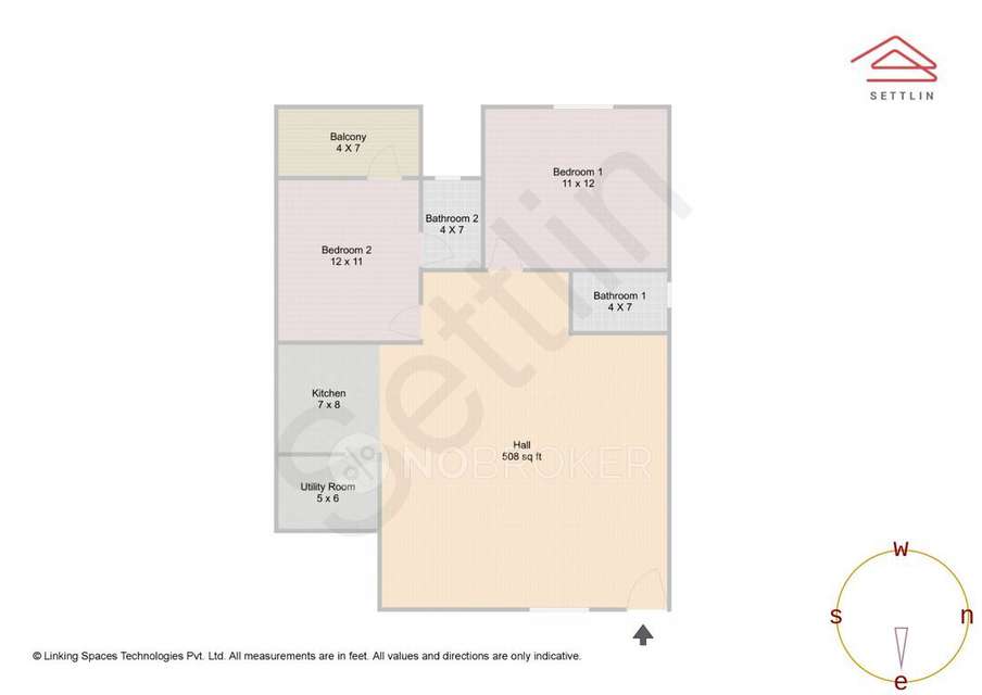 2 BHK Flat In Sai Cambridge Residency For Sale  In Jogupalya