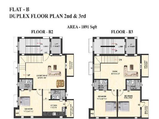 4 BHK Flat In Golden Hebron For Sale  In Mogappair