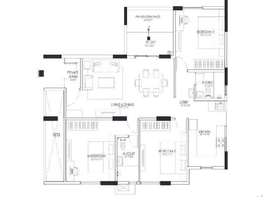 3 BHK Flat In Coevolve Florenza For Sale  In  Kuthaganahalli Village