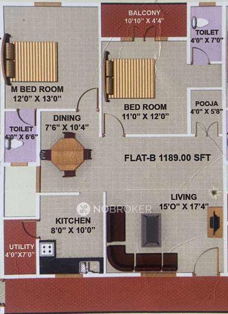 2 BHK Flat In Citadil River Oaks For Sale  In Krishnarajapura