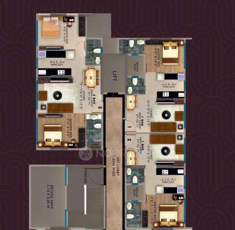 2 BHK Flat In Vaibhavlaxmi Queens Glory For Sale  In Chembur East