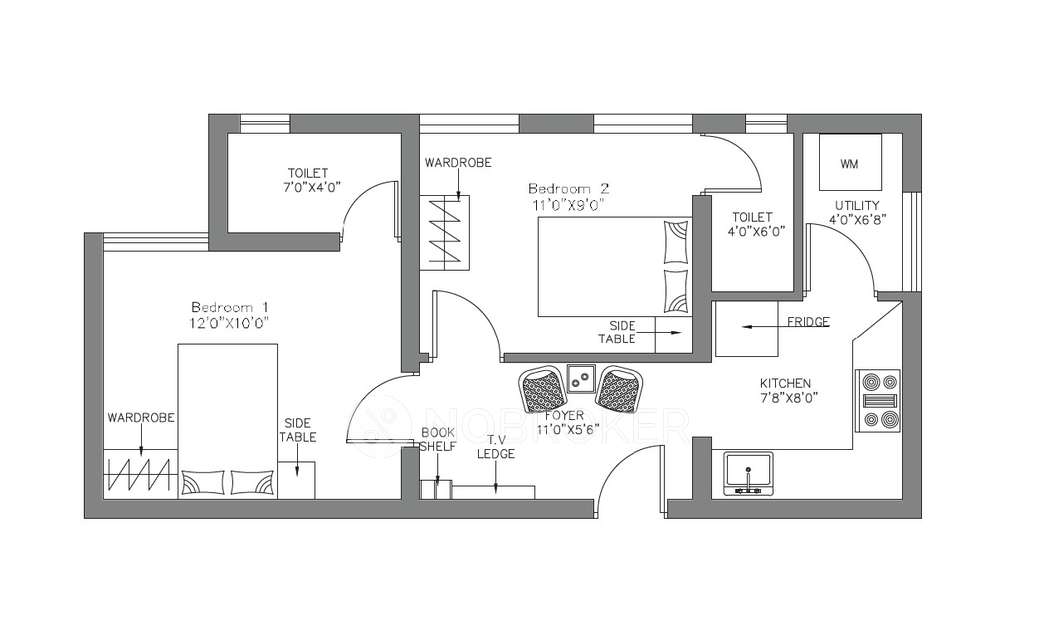 2 BHK Flat In Lifestyle Le Paradise, Porur For Sale  In Lifestyle Le Paradise