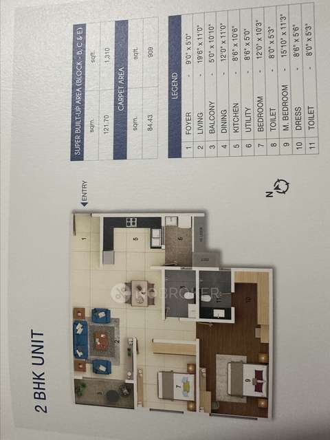 2 BHK Flat In Adarsh Park Heights, Varthur  For Sale  In Gunjur Village