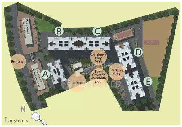 2 BHK Flat In Ba Vermont For Sale  In Wagholi