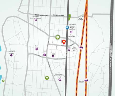 2 BHK Flat In Shambhavi Sai Jyoti For Sale  In Khar West