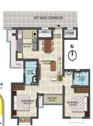 3 BHK Flat In Bollineni Zion For Sale  In Semmancheri