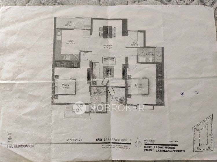 2 BHK Flat In Gr Sankalpa For Sale  In Choodasandra