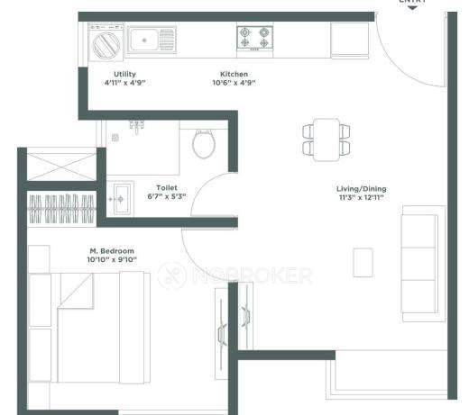 1 BHK Flat In Embassy Verde For Sale  In Devanahalli