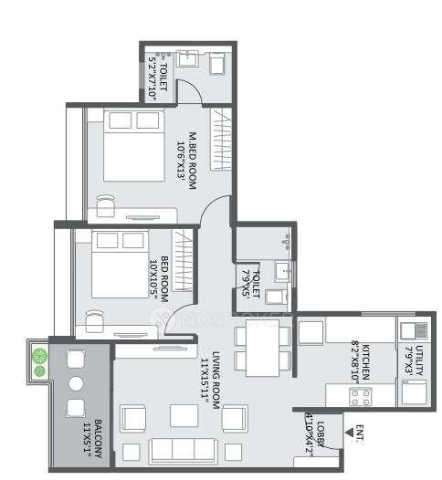 2 BHK Flat In  Austin Yana For Sale  In Tathawade