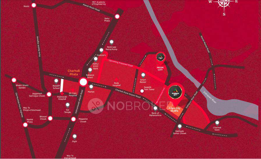 3 BHK Flat In Swastik Prism City Yellow For Sale  In Charholi Budruk, Maharashtra 412105, India