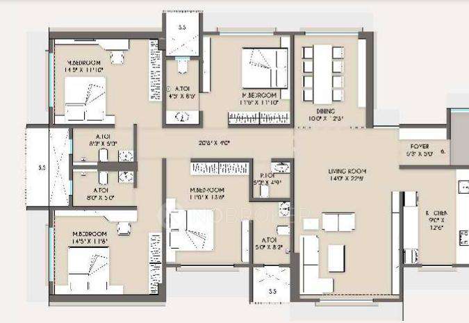 4 BHK Flat In Shraddha Skyline For Sale  In Borivali West