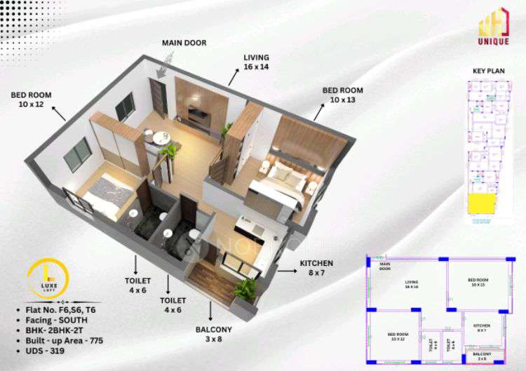 2 BHK Flat In Luxe Loft For Sale  In East Tambaram, Tambaram