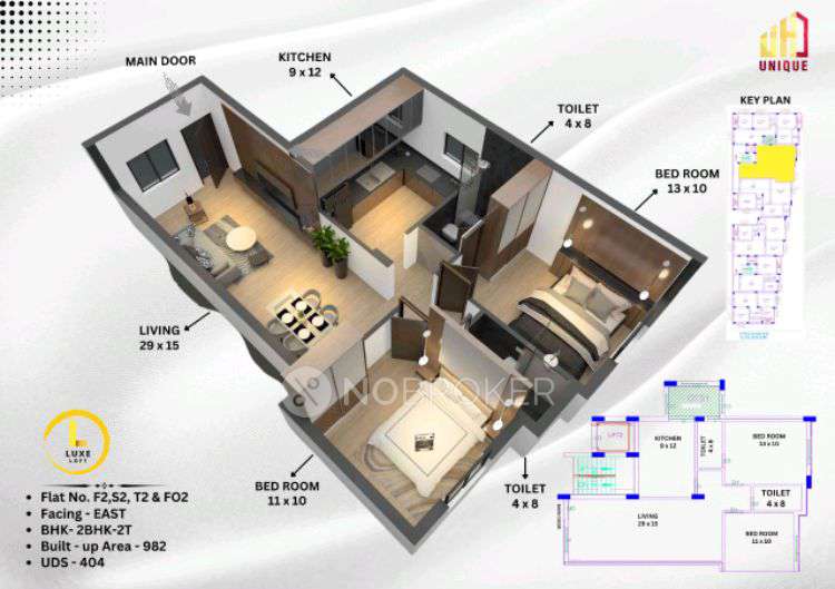 2 BHK Flat In Luxe Loft For Sale  In East Tambaram, Tambaram