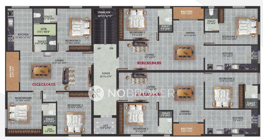 2 BHK Flat In Sagar Springs For Sale  In Sholinganallur