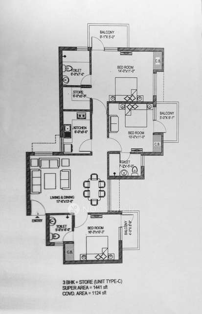 3 BHK Flat In Stellar Jeevan For Sale  In Sector 1