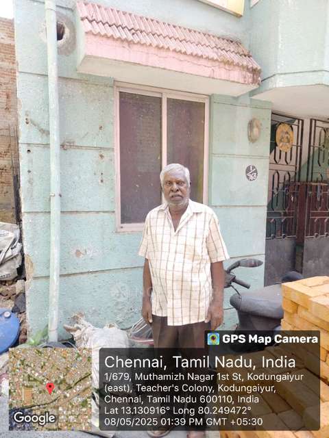 1 BHK House for Rent  In Mr Nagar, Kodungaiyur