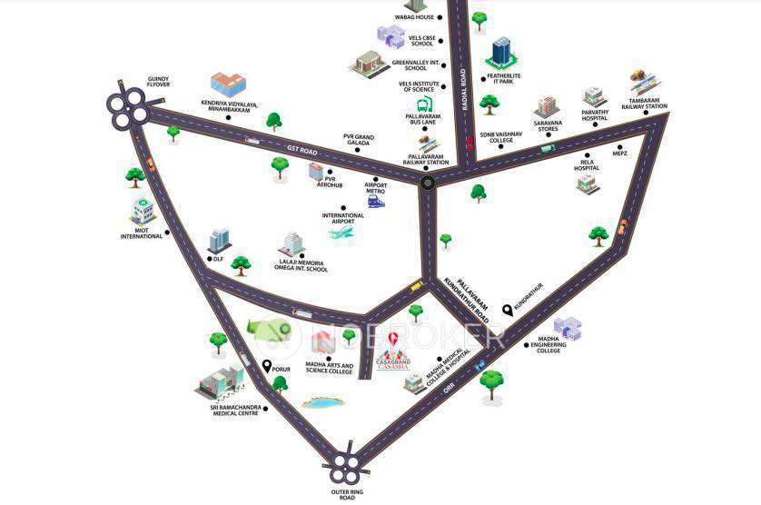 4 BHK Flat In Casagrand Casamia For Sale  In Pallavaram