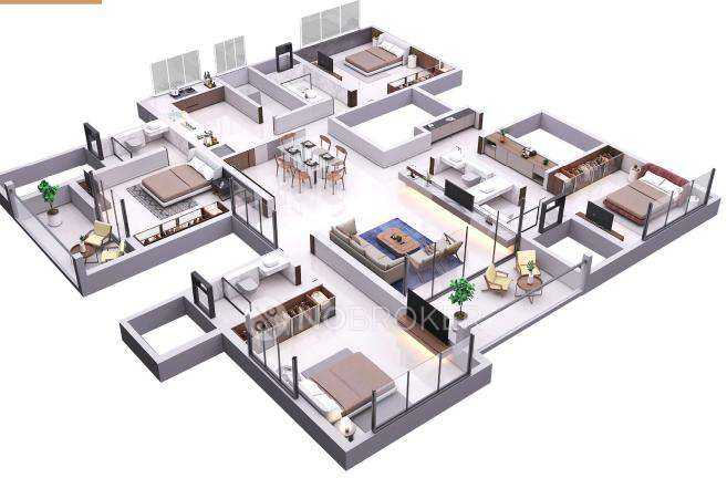 4 BHK Flat In Trustfort Icon For Sale  In Mundhwa