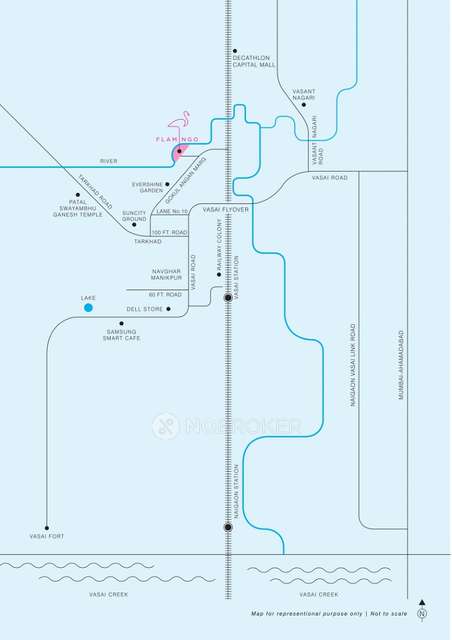 2 BHK Flat In Shantee Flamingo Residency For Sale  In Gokul Angan Marg, Near Surya Gardens, Krishna Twp, Vasai West, Vasai-virar, Tarkhad, Maharashtra 401202