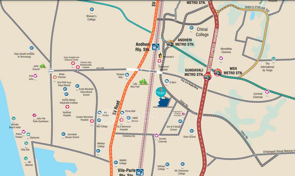 1 BHK Flat In Panom Parleshwar Aangan For Sale  In Vileparel East