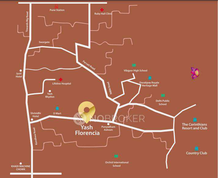 2 BHK Flat In Yash Florencia For Sale  In Kondhwa