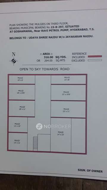 3 BHK Flat In Shree Plaza  For Sale  In Nampally