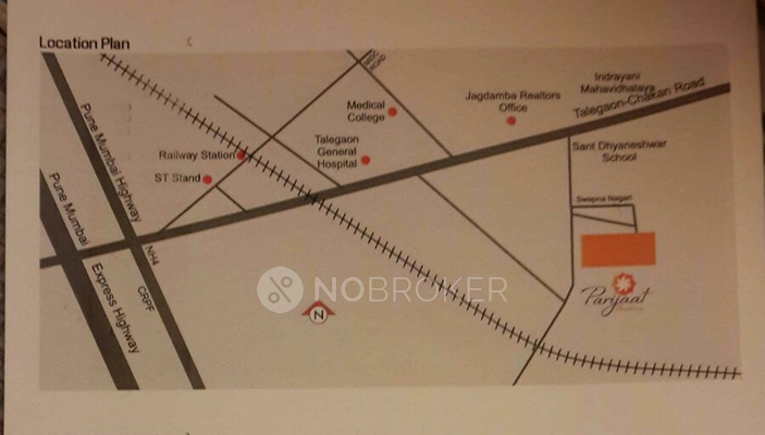 2 BHK Flat In Parijat Residency for Rent  In Swapna Nagari