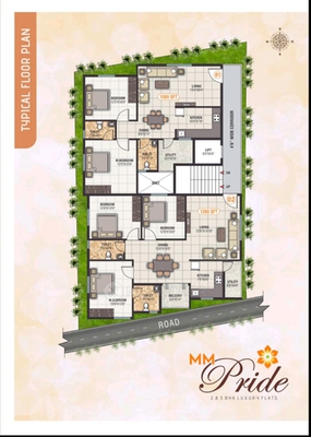 3 BHK Flat In M M. Pride For Sale  In Ramamurthy Nagar