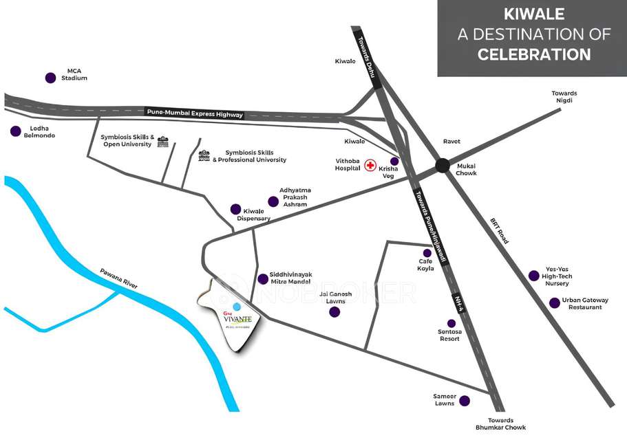 2 BHK Flat In Gini Vivante For Sale  In Ravet