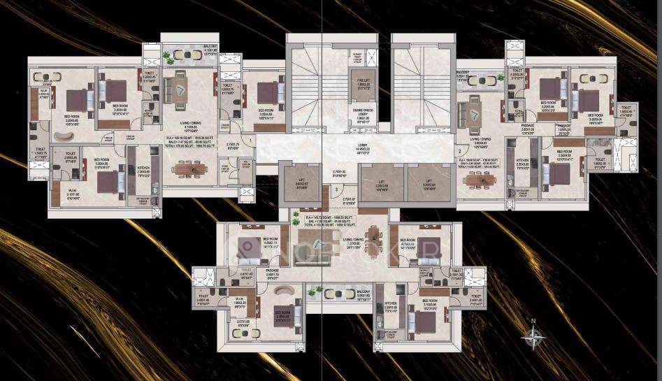 3 BHK Flat In Sahakar Vogue 77 For Sale  In Goregaon West