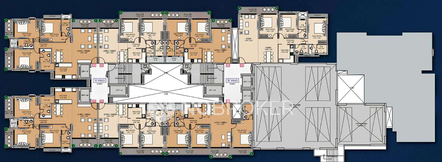 4 BHK Flat In Ruparel Panache For Sale  In Off, Swami Vivekananda Rd, Navin Nagar, Bajaj Wadi, Railway Colony, Santacruz West, Mumbai, Maharashtra 400054, India