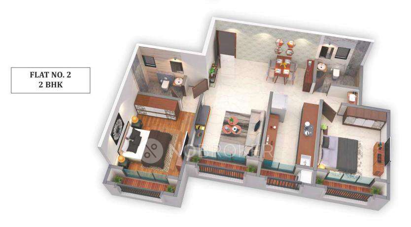 2 BHK Flat In Angel Falcon Emerald Dunlin For Sale  In Angel Developers, Yashwant County, Bhabola Chulna Rd, Husaini Colony, Vasai West, Vasai-virar, Sandor, Maharashtra 401201