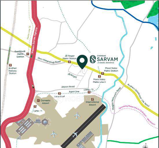 4 BHK Flat In Chandak Sarvam For Sale  In Andheri East