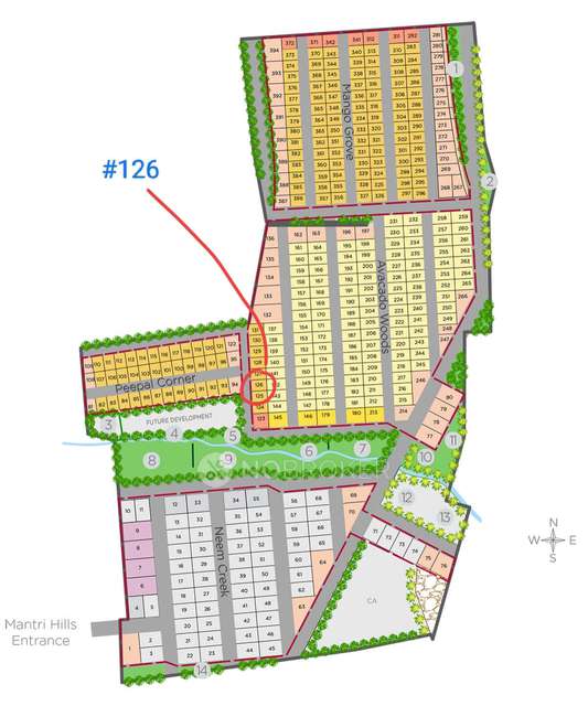 Plot For Sale  In Mantri Hills In Qvc The Hills